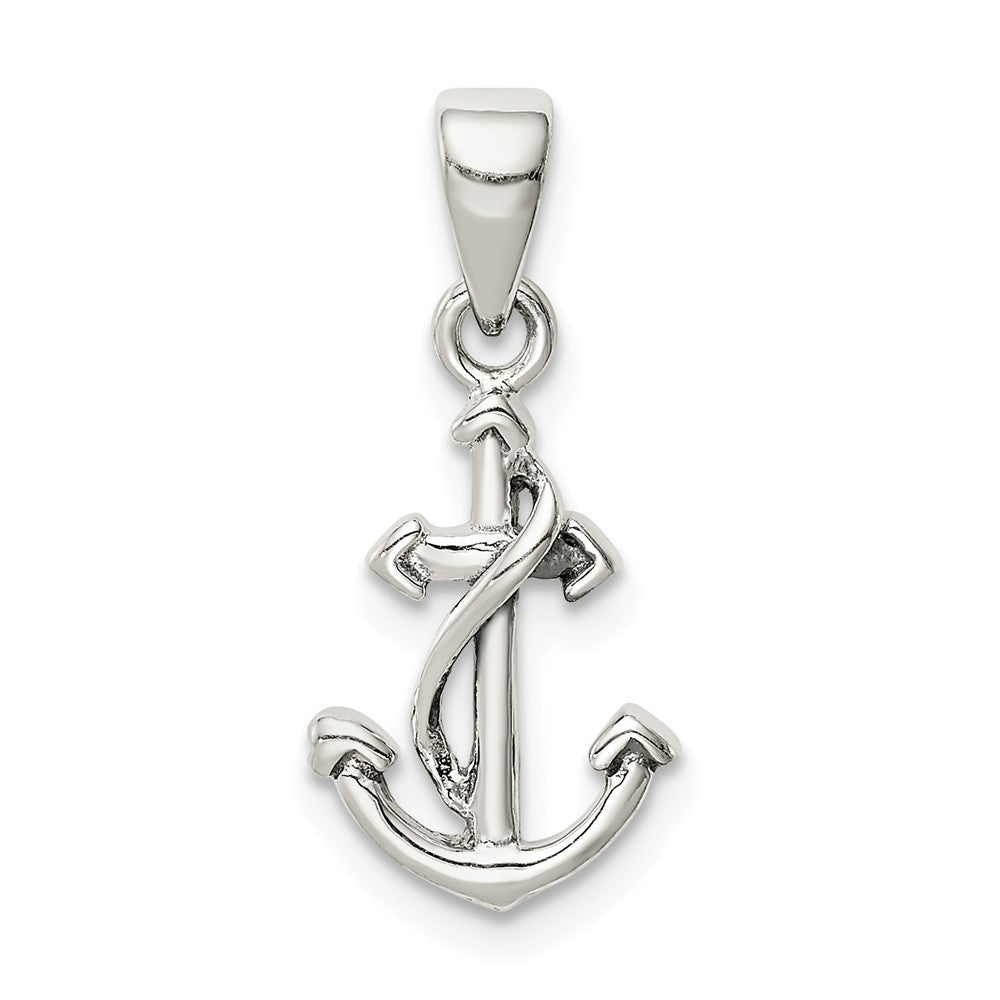 Million Charms 925 Sterling Silver Polished Nautical Anchor Pendant