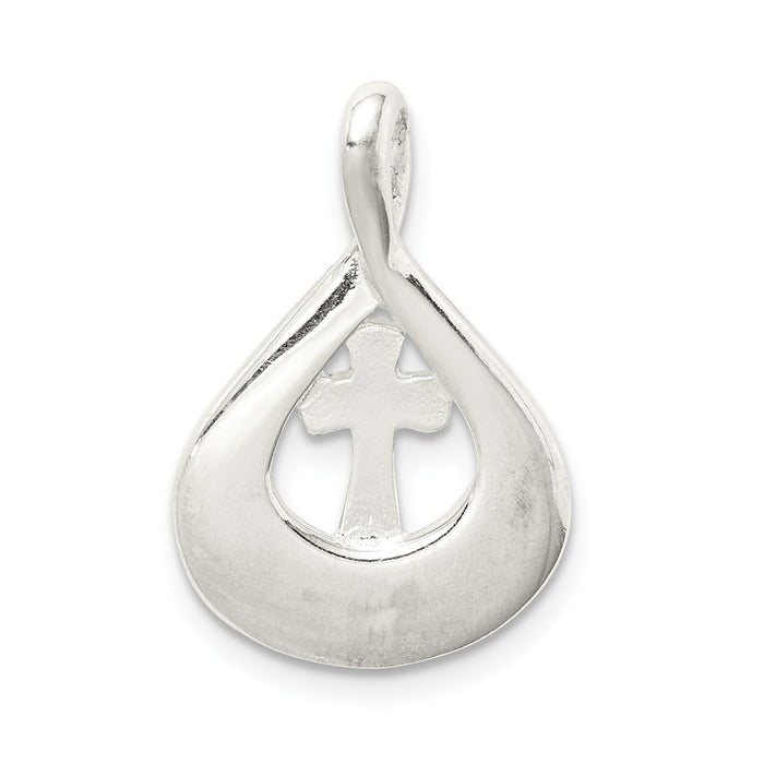 Million Charms 925 Sterling Silver Enamel Faith Relgious Cross Pendant