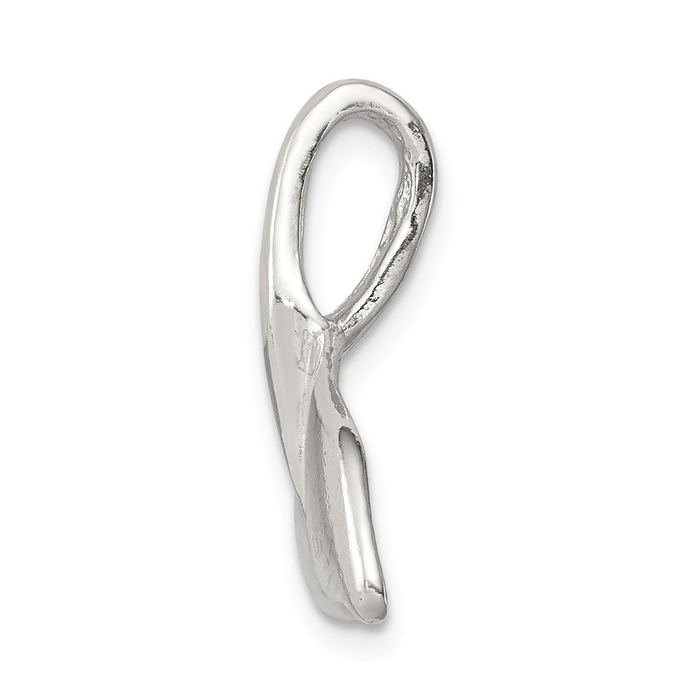 Million Charms 925 Sterling Silver Whale Tail Charm