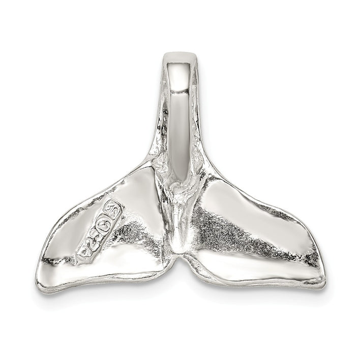 Million Charms 925 Sterling Silver Whale Tail Charm