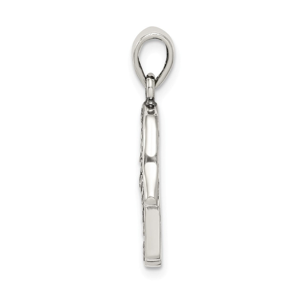 Million Charms 925 Sterling Silver Antiqued Hasma Pendant