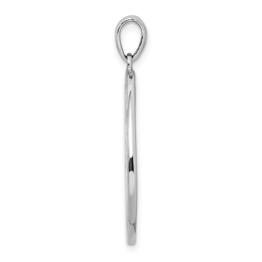 Million Charms 925 Sterling Silver Rhodium-plated Plated Tree & Star Pendant