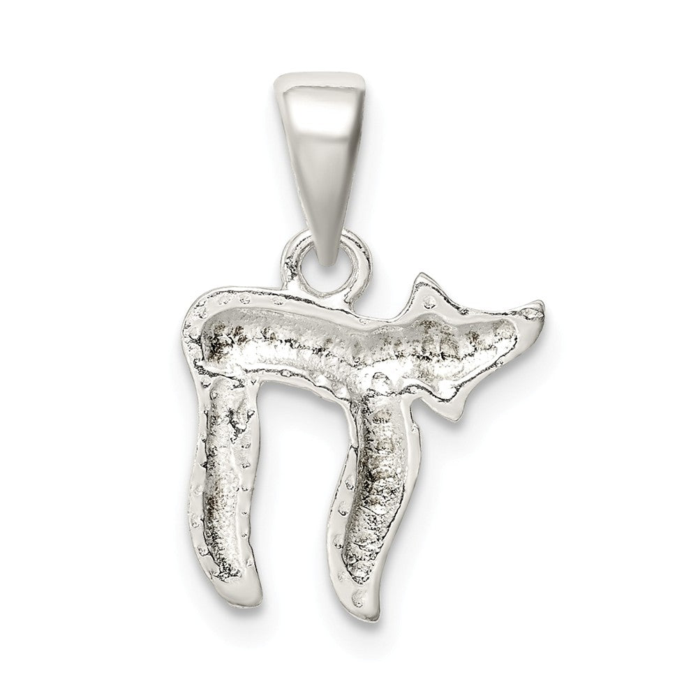 Million Charms 925 Sterling Silver Polished Chai Symbol