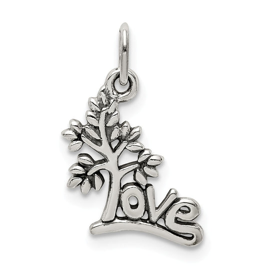 Million Charms 925 Sterling Silver Antique Love Tree Charm