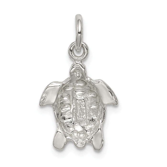 Million Charms 925 Sterling Silver Turtle Charm