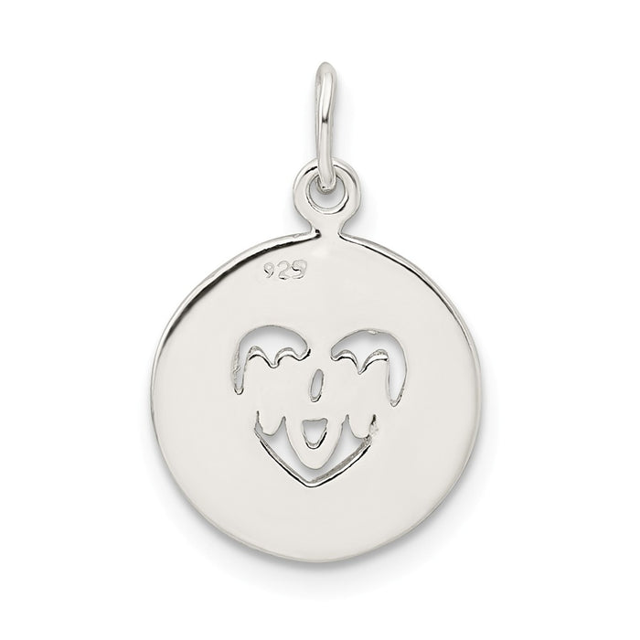 Million Charms 925 Sterling Silver Enamel Mom Charm