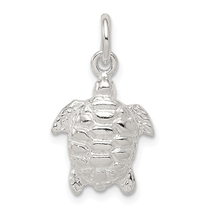 Million Charms 925 Sterling Silver Turtle Charm