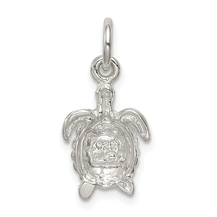 Million Charms 925 Sterling Silver Turtle Charm