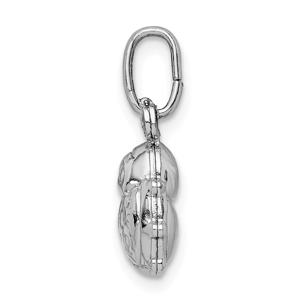 Million Charms 925 Sterling Silver Rhodium-Plated Polished Ladybug Pendant