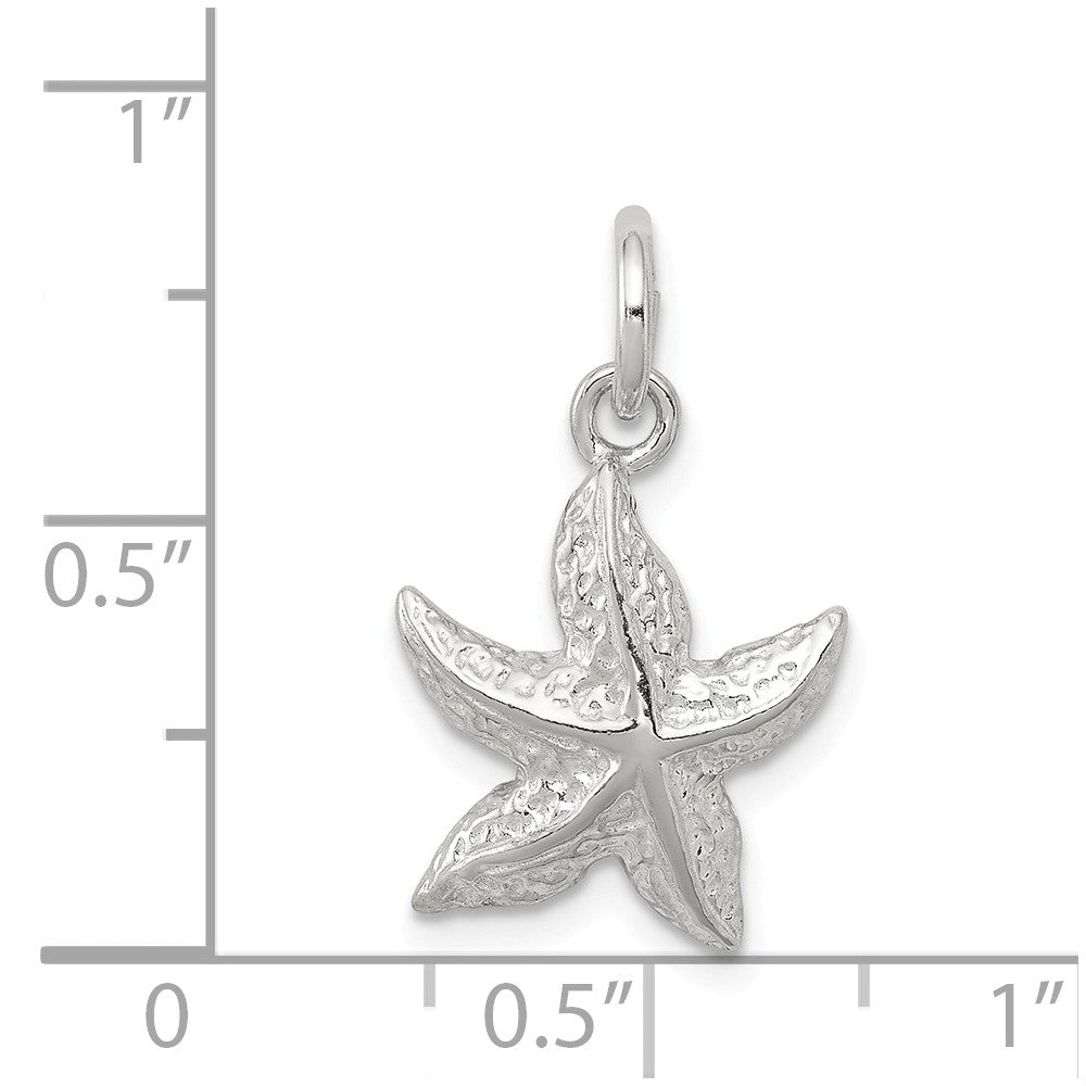 Million Charms 925 Sterling Silver Nautical Starfish Charm