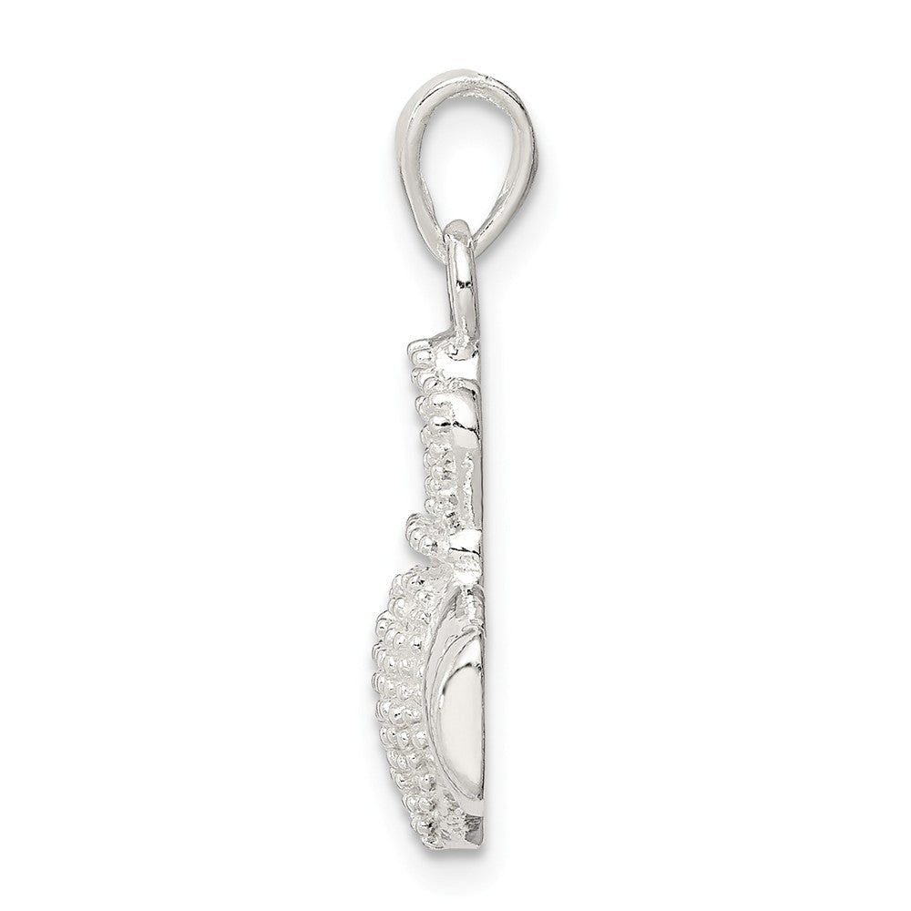 Million Charms 925 Sterling Silver Polished Claddagh Pendant