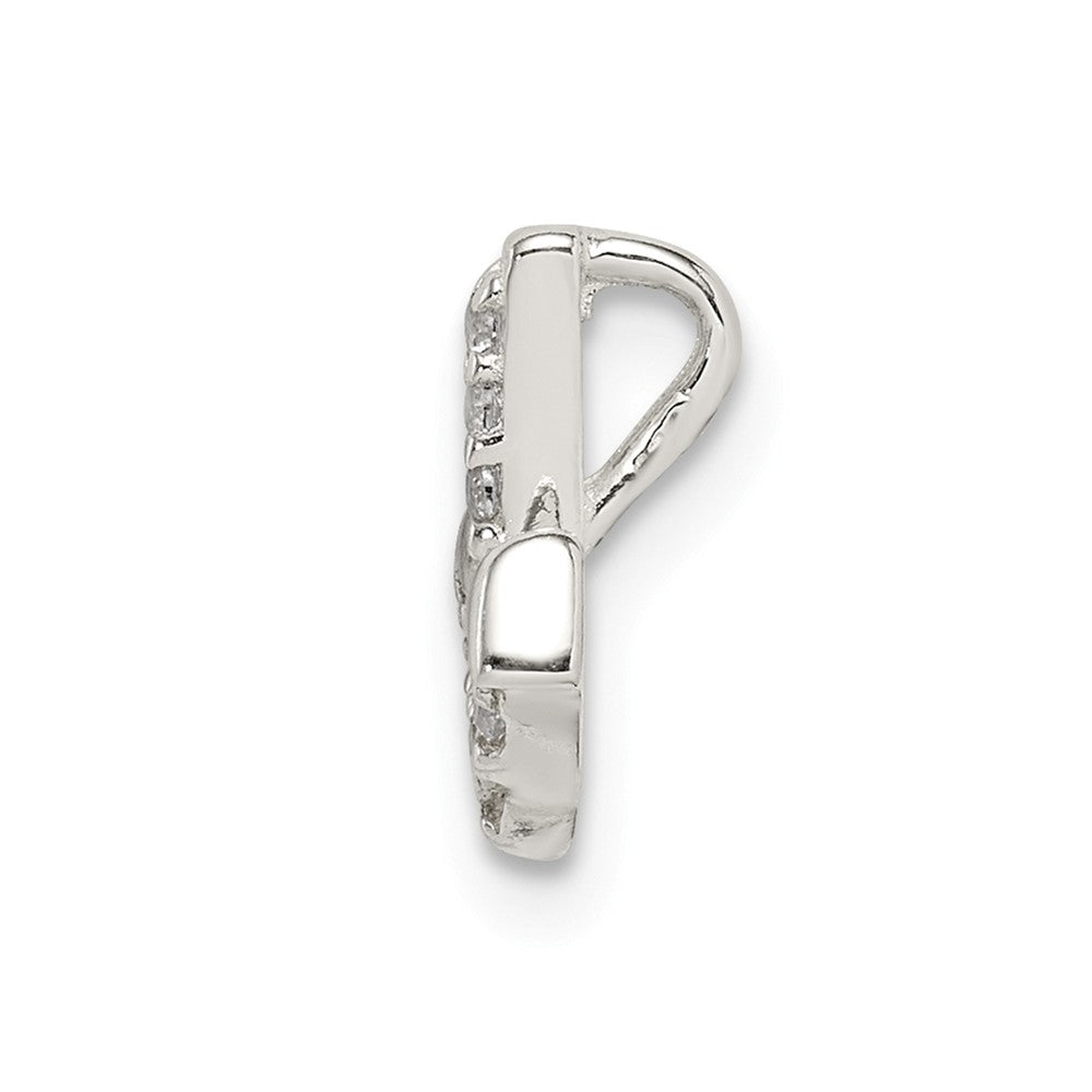 Million Charms 925 Sterling Silver (Cubic Zirconia) CZ Nautical Anchor Chain Slide