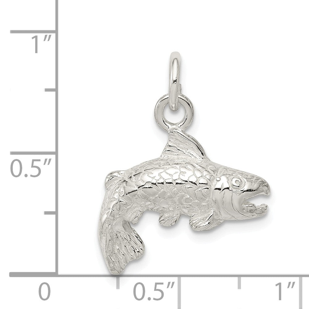 Million Charms 925 Sterling Silver Fish Charm