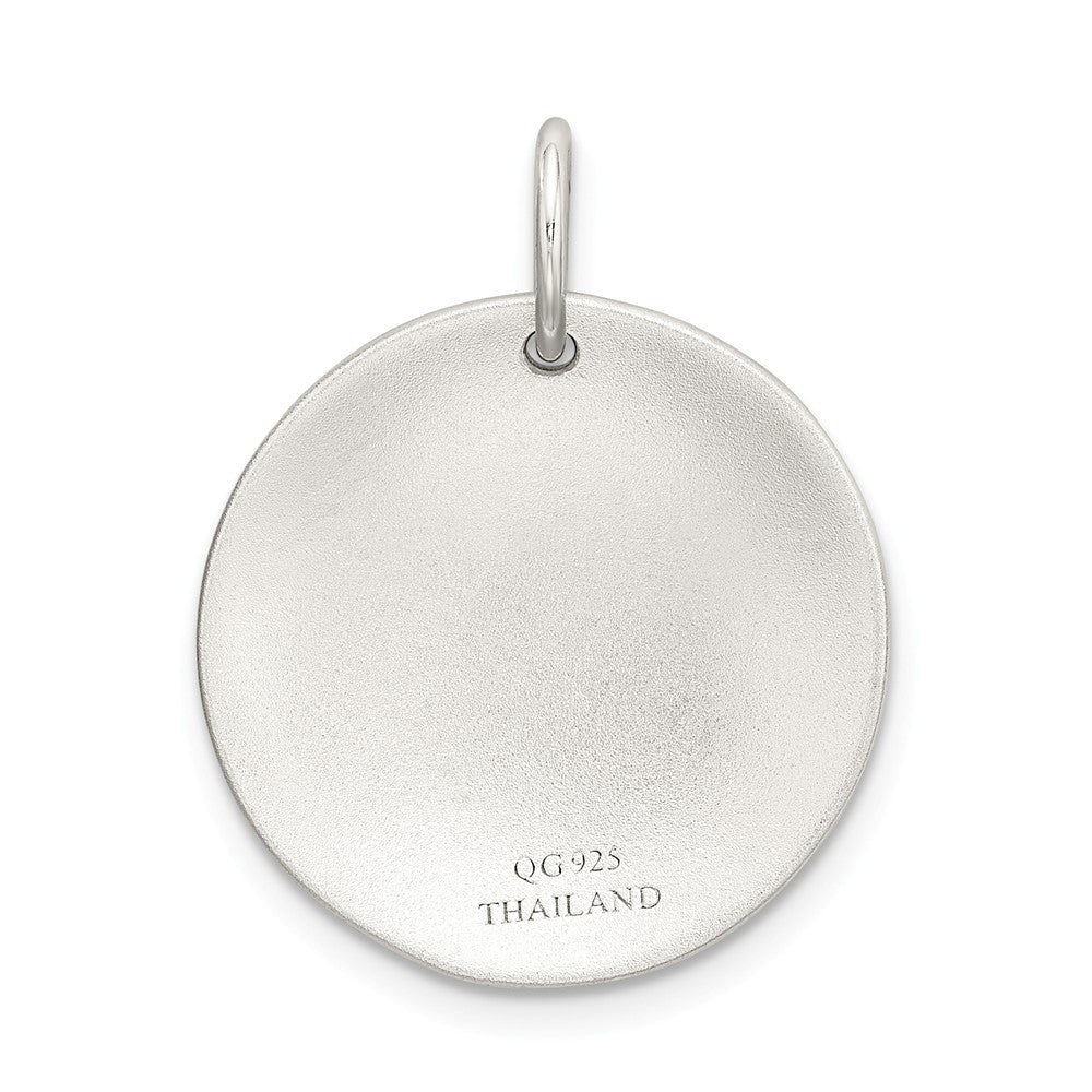Million Charms 925 Sterling Silver Gold-Tone Dolphin Brushed Pendant