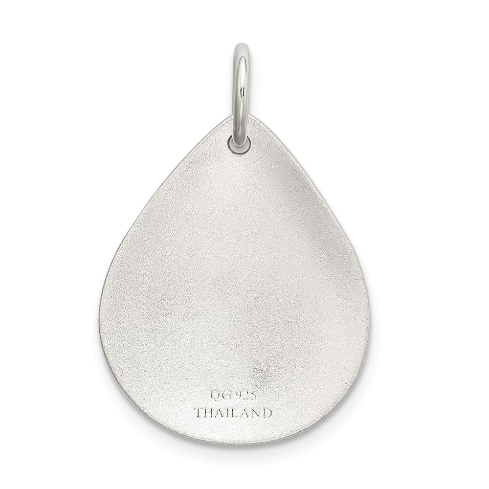 Million Charms 925 Sterling Silver Gold-Tone Turtle Brushed Pendant