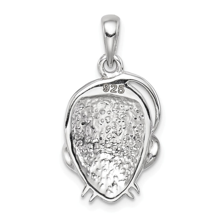 Million Charms 925 Sterling Silver Grey Preciosa Crystal Mouse Pendant