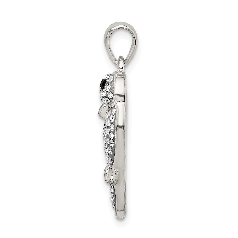 Million Charms 925 Sterling Silver Preciosa Crystal Parrot Couple Pendant
