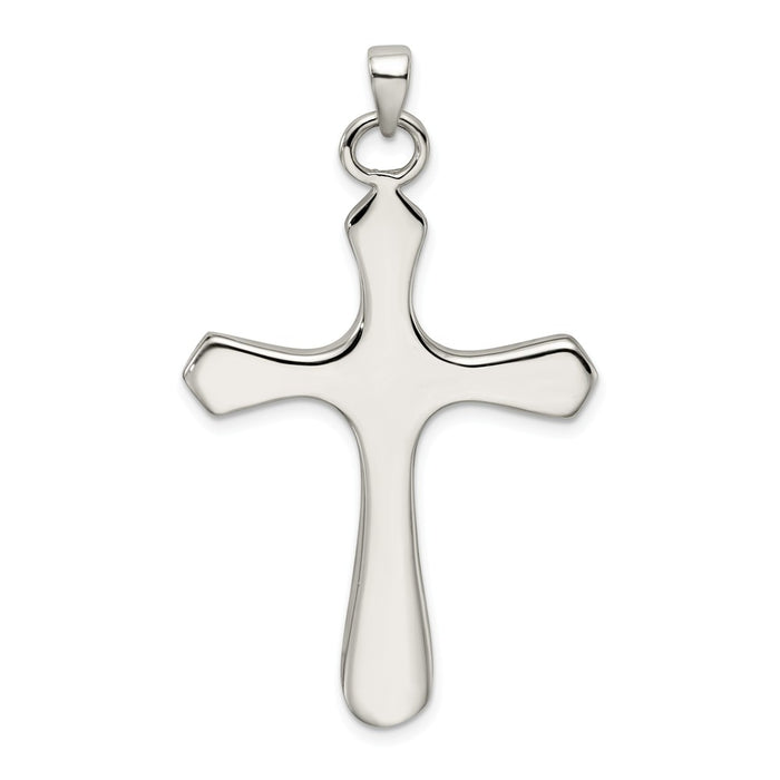 Million Charms 925 Sterling Silver Polished Relgious Cross Pendant