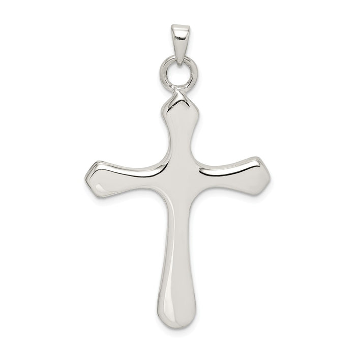 Million Charms 925 Sterling Silver Polished Relgious Cross Pendant