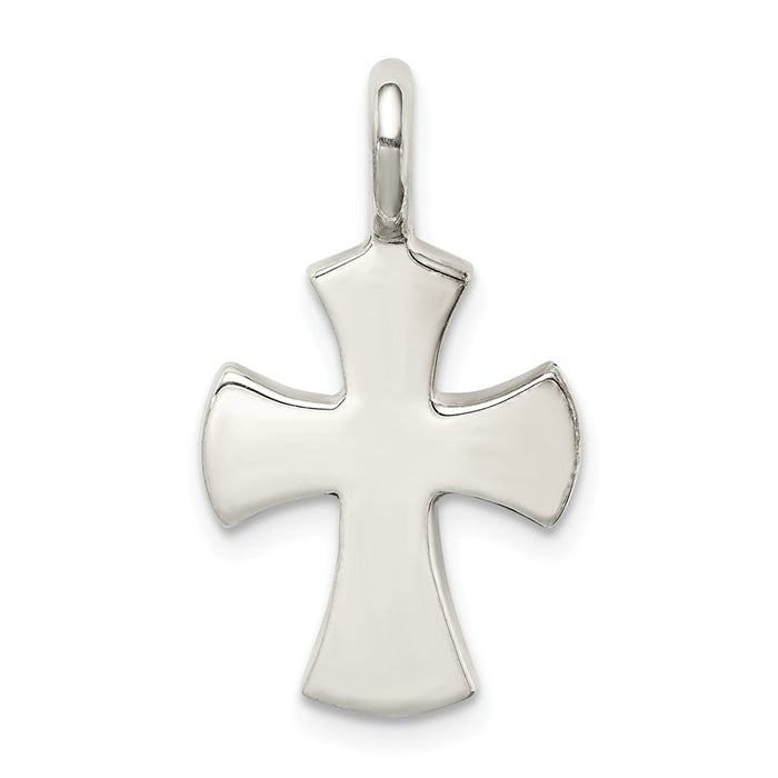 Million Charms 925 Sterling Silver Antiqued Relgious Cross Pendant