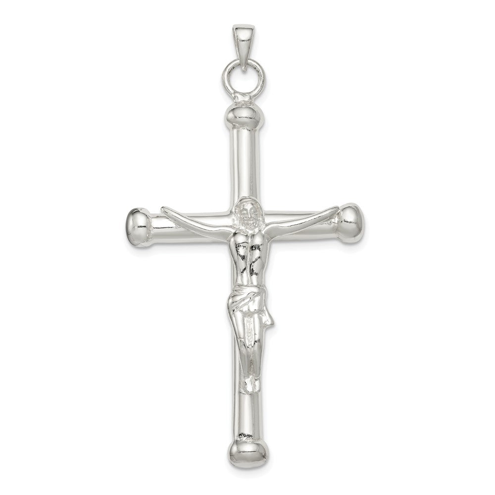 Million Charms 925 Sterling Silver Polished Relgious Crucifix Pendant