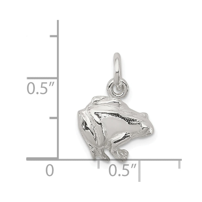 Million Charms 925 Sterling Silver Frog Charm