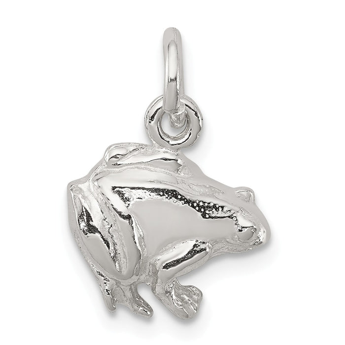 Million Charms 925 Sterling Silver Frog Charm