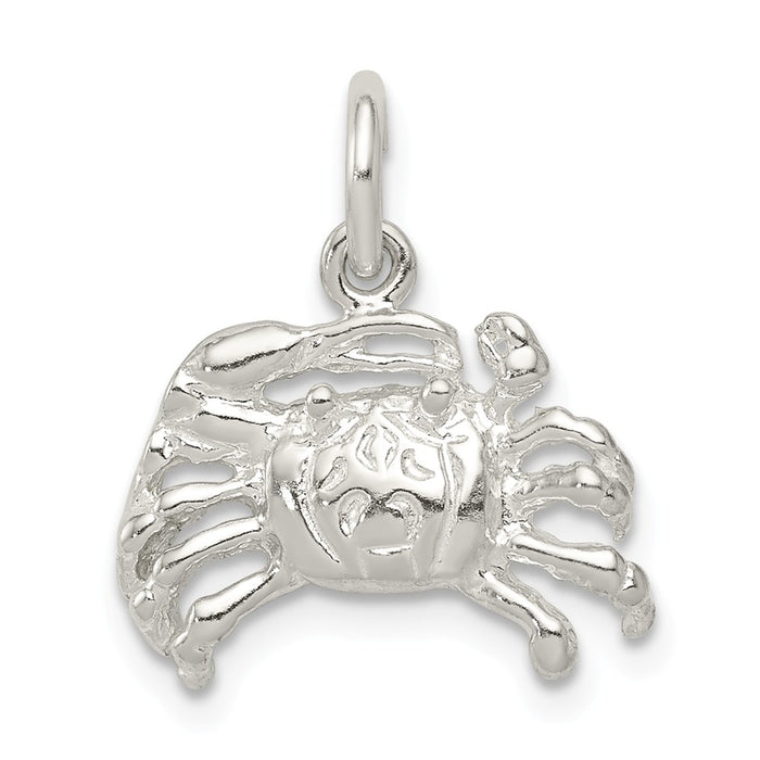 Million Charms 925 Sterling Silver Crab Charm