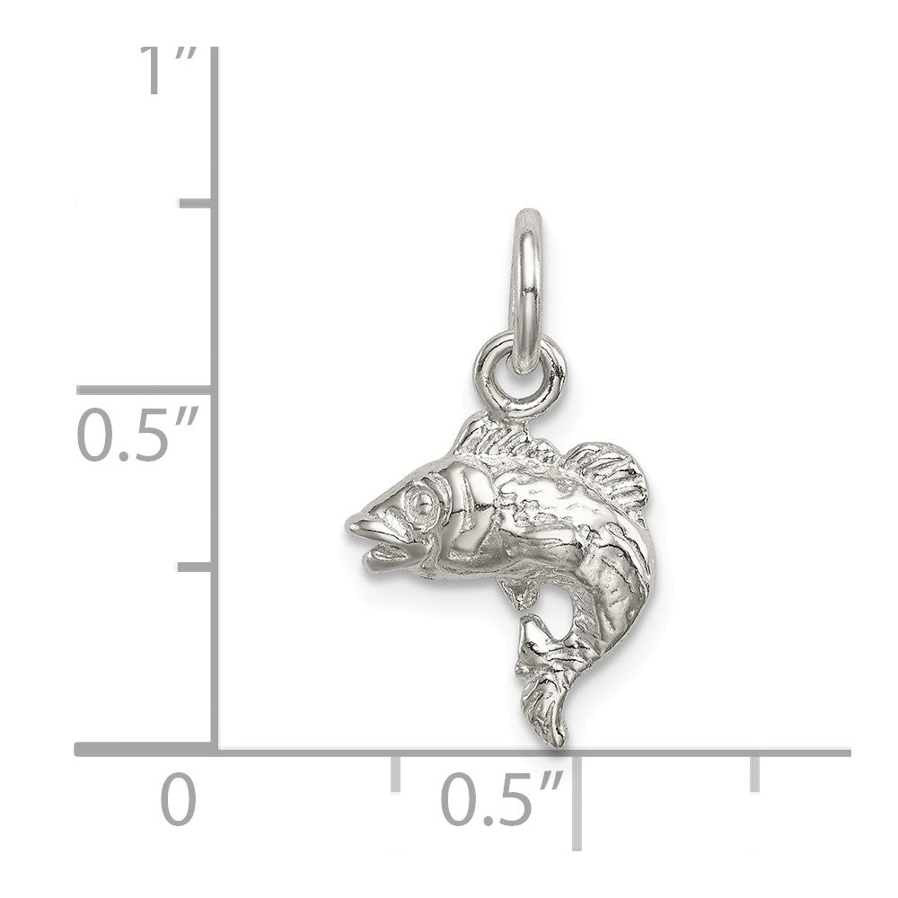 Million Charms 925 Sterling Silver Fish Charm