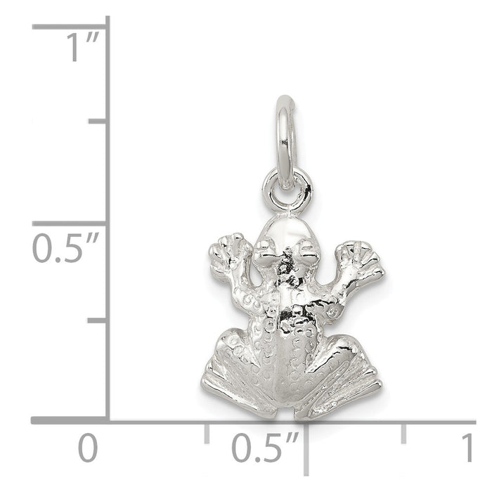 Million Charms 925 Sterling Silver Frog Charm