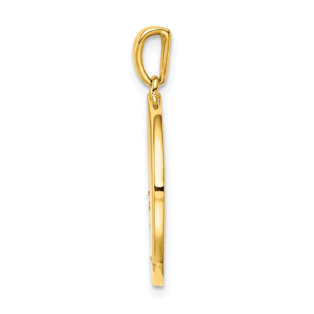 Million Charms Sterling Silver Gold-Plated & (Cubic Zirconia) CZ Taurus Zodiac Pendant