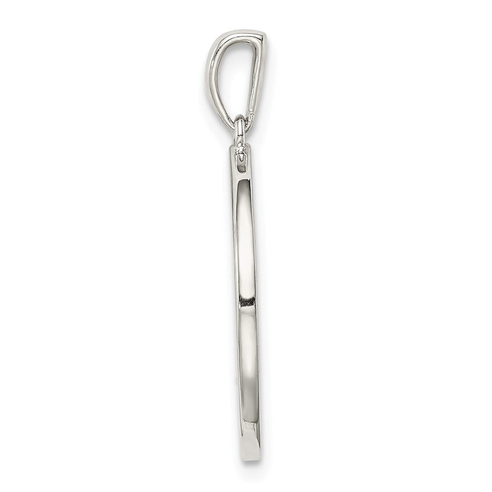 Million Charms 925 Sterling Silver & (Cubic Zirconia) CZ Cancer Zodiac Pendant