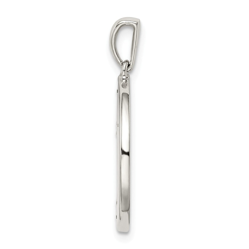 Million Charms 925 Sterling Silver & (Cubic Zirconia) CZ Libra Zodiac Pendant
