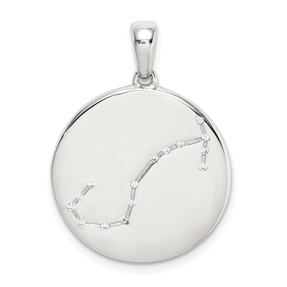 Million Charms 925 Sterling Silver & (Cubic Zirconia) CZ Scorpio Zodiac Pendant