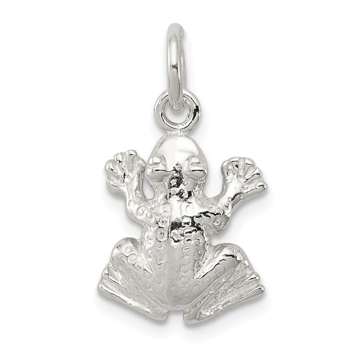 Million Charms 925 Sterling Silver Frog Charm