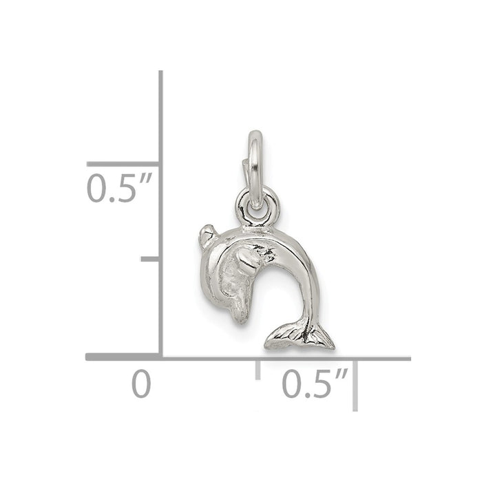 Million Charms 925 Sterling Silver Dolphin Charm