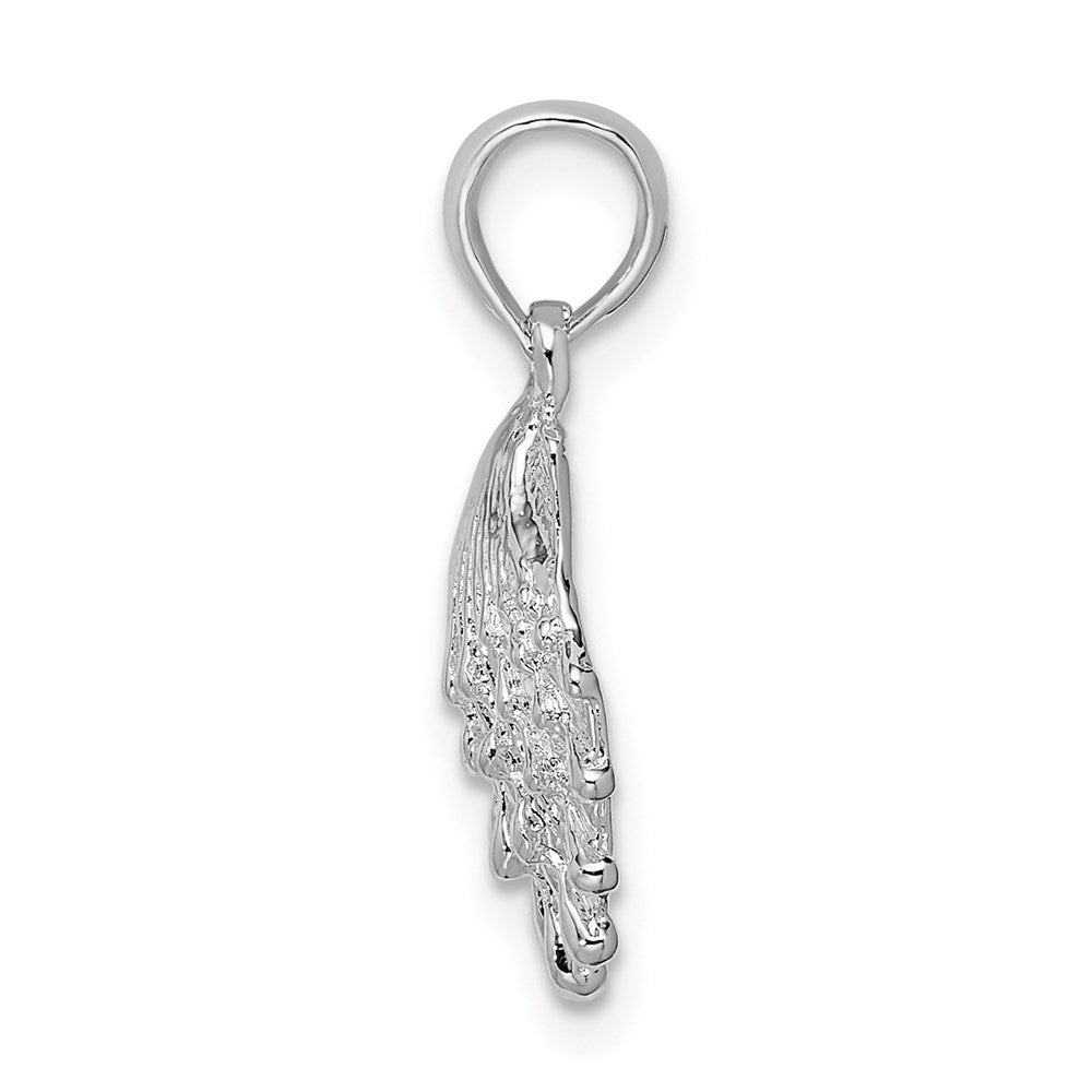Million Charms 925 Sterling Silver Nautical Sea Life  Charm Pendant, Lion's Paw Shell