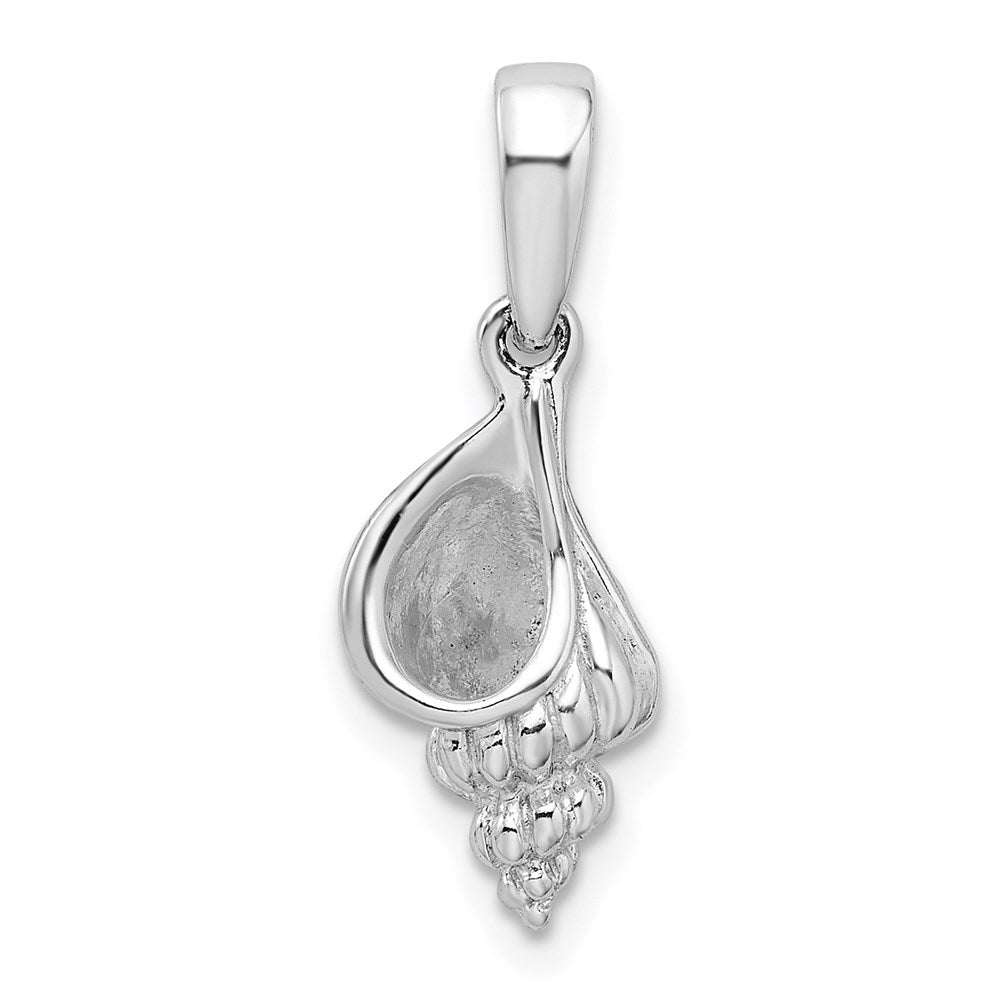 Million Charms 925 Sterling Silver Nautical Sea Life  Charm Pendant, 3-D Mini Precious Wentletrap Shell