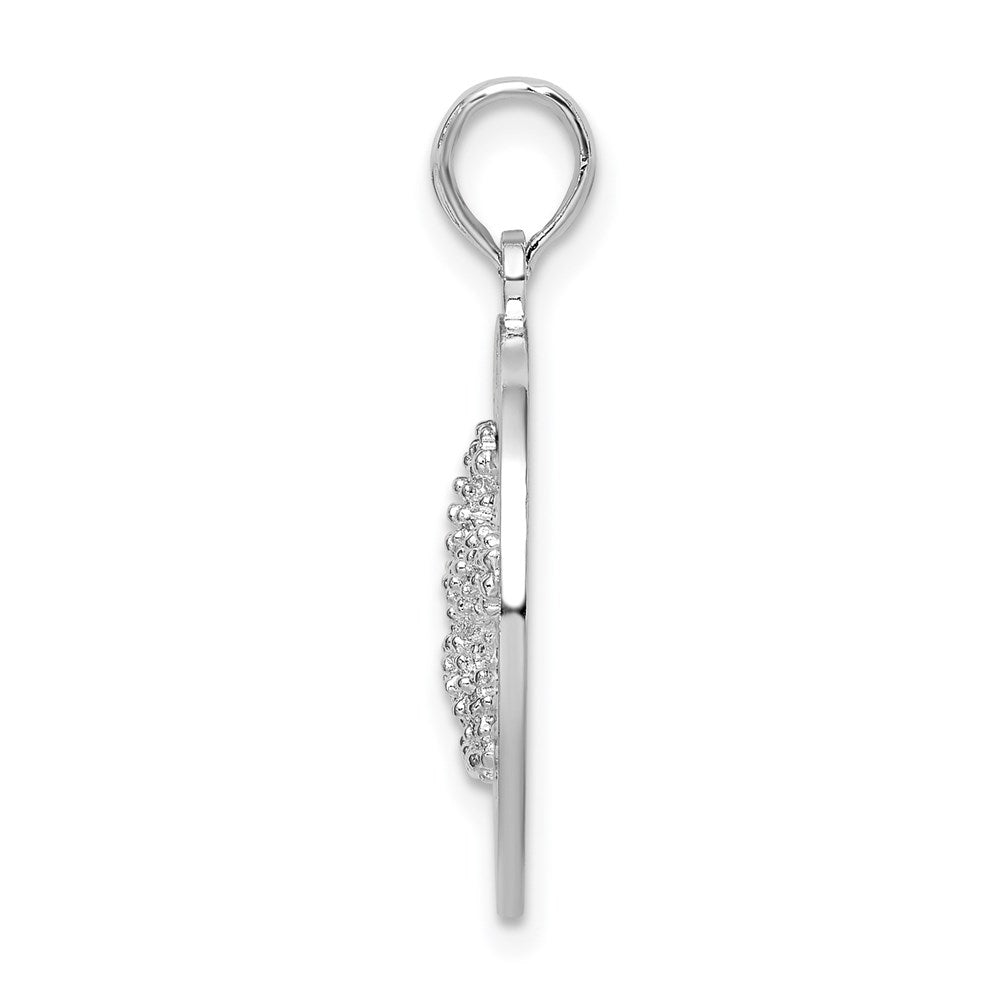 Million Charms 925 Sterling Silver Travel  Charm Pendant, Bahamas On Round Frame with Starfish Center