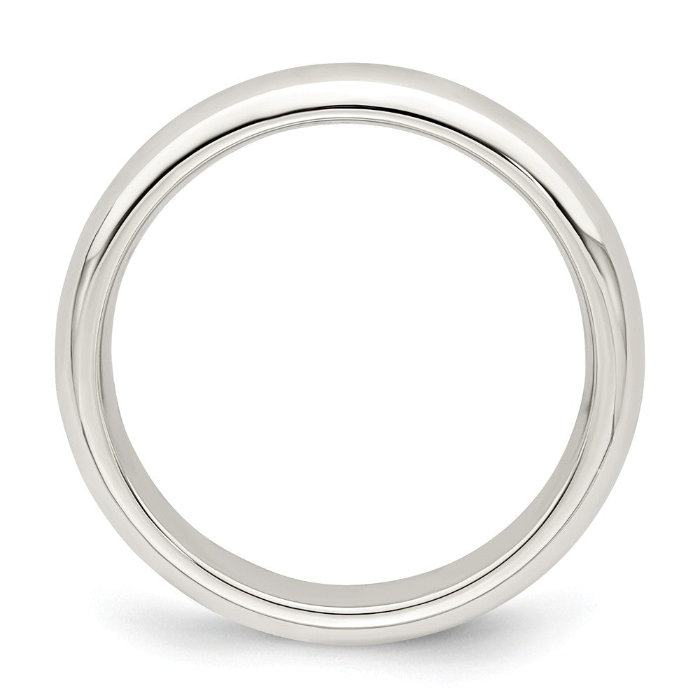 925 Sterling Silver 4mm Comfort Fit Wedding Band, Size: 9