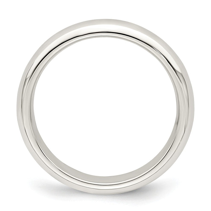 925 Sterling Silver, 4mm Comfort Fit Size 12.5 Wedding Band