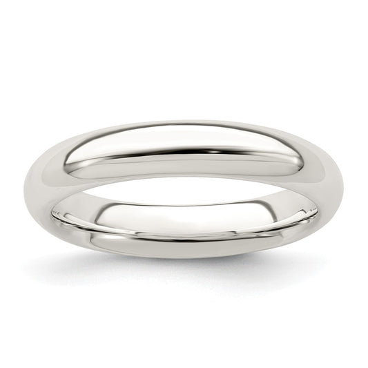 925 Sterling Silver 4mm Comfort Fit Wedding Band, Size: 5.5