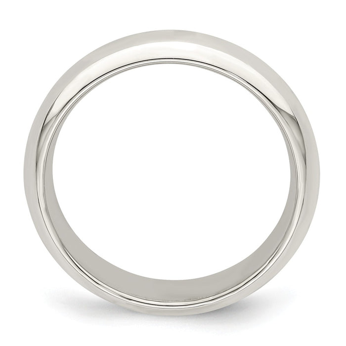 925 Sterling Silver, 5mm Comfort Fit Size 13.5 Wedding Band