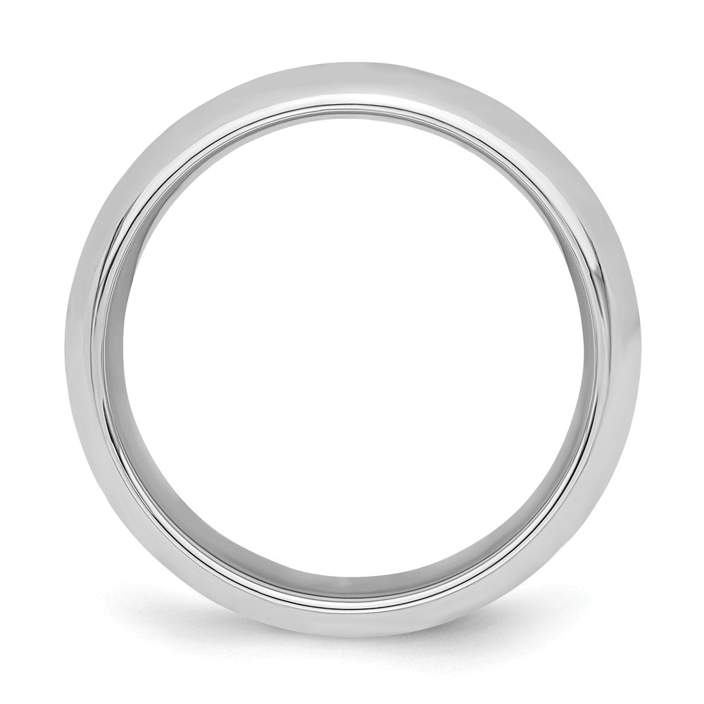 925 Sterling Silver 6mm Comfort Fit Wedding Band, Size: 5.5