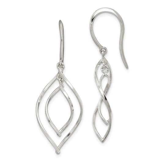 925 Sterling Silver Fancy Dangle Earrings,