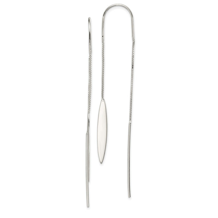 925 Sterling Silver Threader Dangle Earrings,