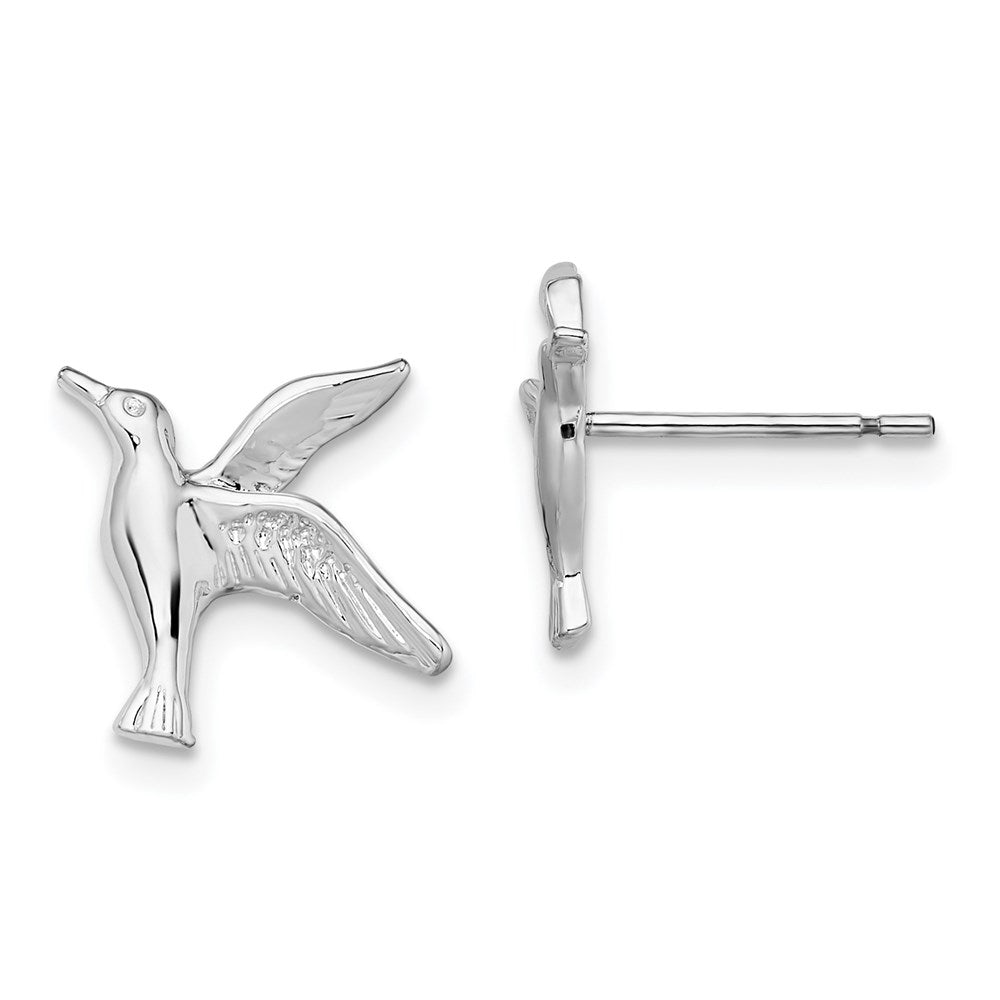 Million Themes 925 Sterling Silver Theme Earrings, Seagull Post Earrings, High Polish