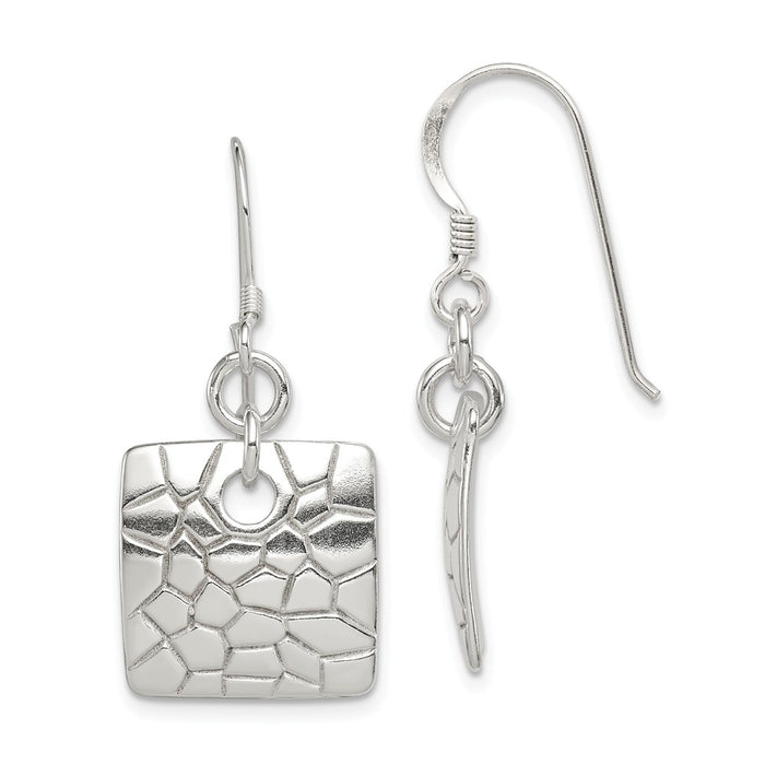 Stella Silver 925 Sterling Silver Fancy Dangle Earrings, 31mm x 17mm