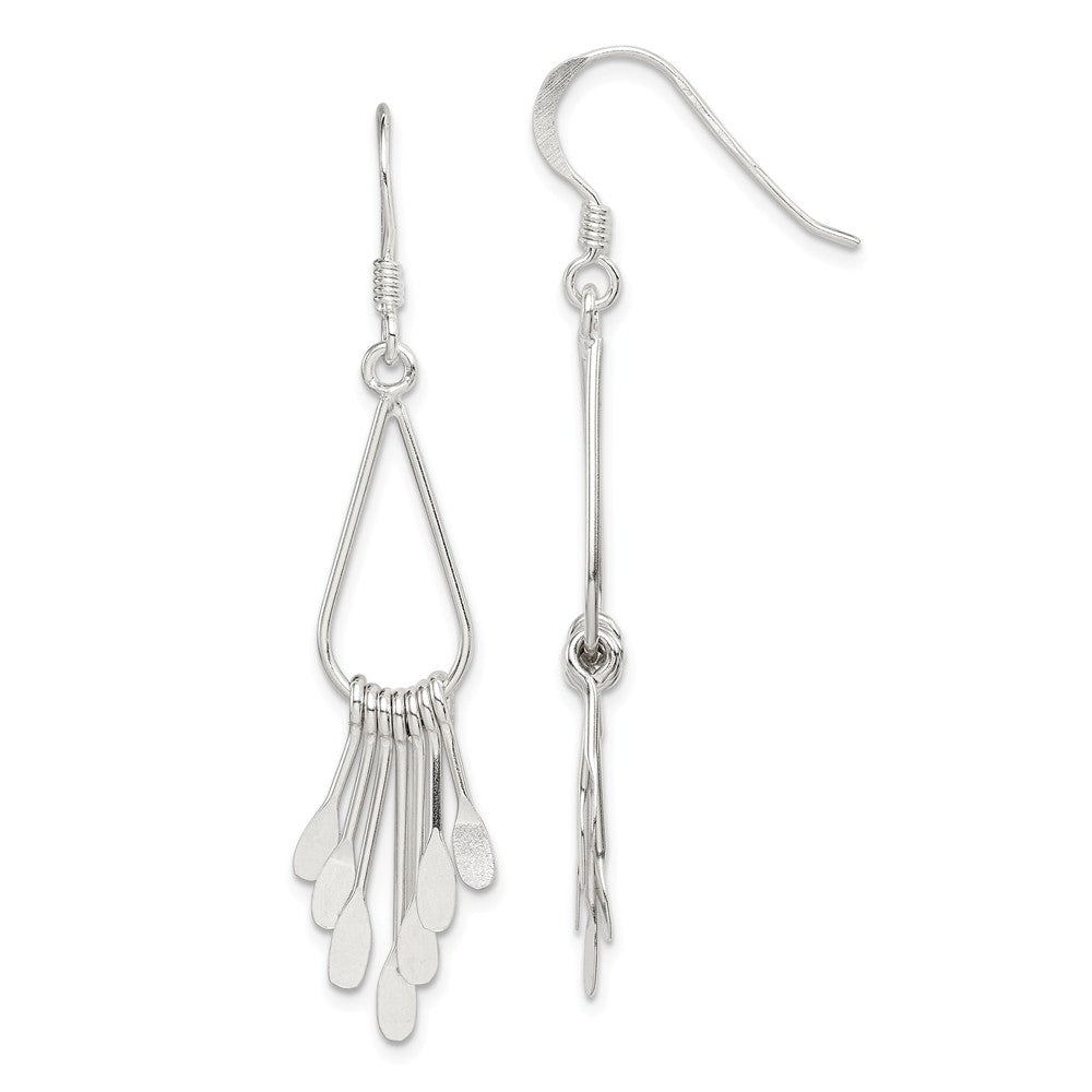 Stella Silver 925 Sterling Silver Fancy Earrings, 55mm x 8mm