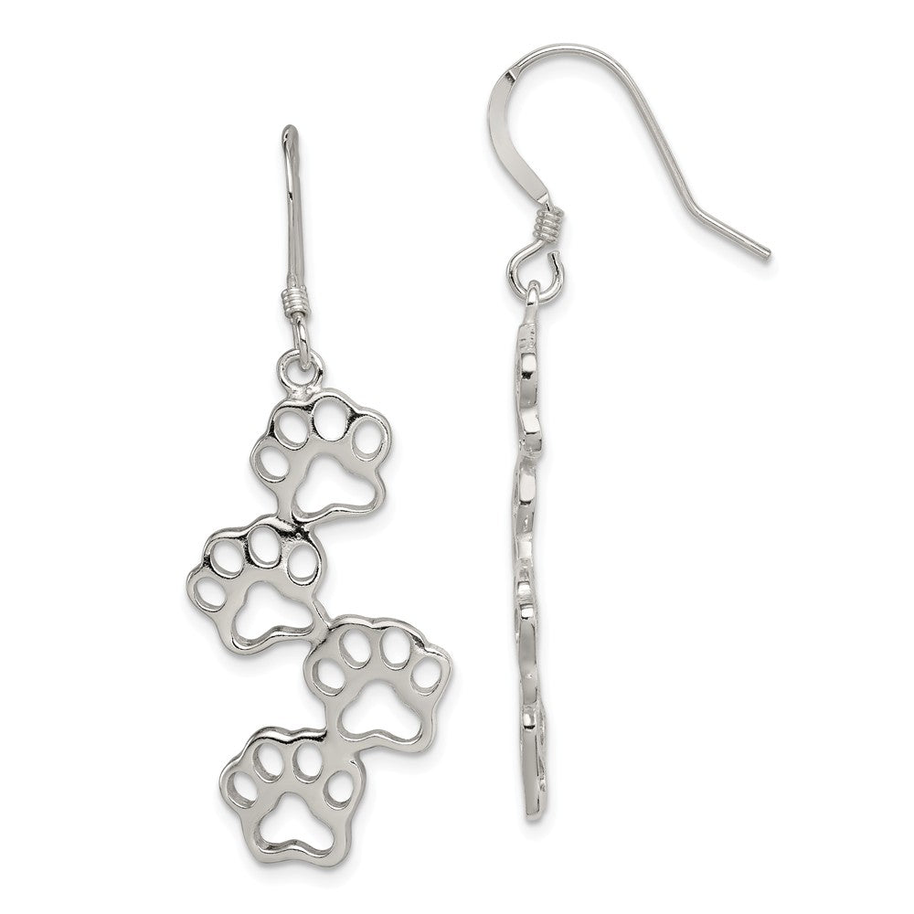 Stella Silver 925 Sterling Silver Earrings, 52mm x 19mm